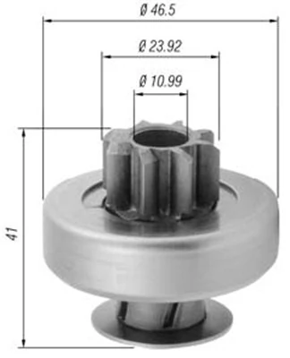 Pinion, starter
